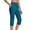 A-Blue, variant on Dressy Capris Pants for Women High Waist Stretch Dress Capris Pants for Summer with Pockets Work Casual