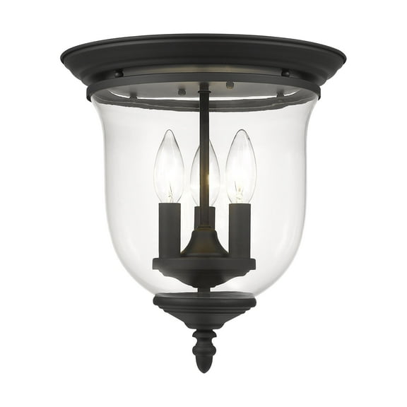 Livex Lighting Legacy Ceiling Mount in Black