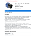 thumbnail image 2 of Relay - Compatible with 1993 - 1998 Toyota T100 1994 1995 1996 1997, 2 of 2