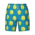 thumbnail image 5 of Rocae Ball Tennis for Men's Swim Trunks Quick Dry With Two Side Pockets and One Lined Patch PocketLarge, 5 of 9