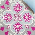 thumbnail image 6 of SAFAVIEH Bellagio Zoja Floral Wool Area Rug, Gray/Ivory, 2' x 3', 6 of 11