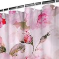 thumbnail image 4 of Waterproof Pioneer Shower Curtain 36x72 Inch Polyester Unique Colorful Floral Shower Curtain for Bathroom Hotel Home Decor with 7 Plastic Hooks, 4 of 5