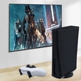 thumbnail image 7 of Horizontal Mode Dust Cover for PS5 Console 1680D Oxford Cloth Anti-Scratch Waterproof Preventing Pet Hair, Vertical Protective Case-Vertical-Black, 7 of 7