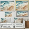 thumbnail image 4 of Designart "Simplified Seaside Merge" Beach Floater Framed Canvas Prints, 4 of 5