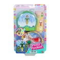 thumbnail image 7 of Polly Pocket Micro Buddy & Santa Dolls and Playset, Collaboration Elf Compact with 5 accessories, Holiday Theme, 7 of 7