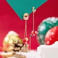 thumbnail image 4 of New Design Moving Santa Claus Tassel Dangle Earrings for lady Asymmetric Ea, 4 of 7