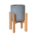 thumbnail image 2 of Rowan Modern Outdoor Planter - 14" Gray, 2 of 5