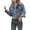 Blue, variant on Summer Tops for Women Gsakboxl Short Denim Jacket With Exquisite Beaded Embellishments Heavy Craft Casual Outerwear Fashion Classic Jean Coat for Daily Matching & Street Wear