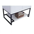 thumbnail image 5 of Laviva Alto 36" Wood Cabinet with Marble Countertop in White/Black Wood, 5 of 10