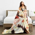 thumbnail image 5 of Genshin Impact Bed Blanket Air Conditioner Quilt Ultra Soft Flannel Blanket All Season Fuzzy Blanket Reversible Fluffy Plush Blanket 40"X30", 5 of 8