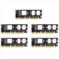 thumbnail image 1 of 5X Tarjeta Adaptadora M.2 NVME SSD A PCIe 4.0 64 Gbps M-Key PCIe4.0 X16 para PC de Escritorio PCI-e GEN4, 1 of 5
