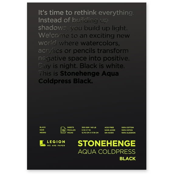 Stonehenge Aqua Pad, 5X7, Black