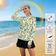 thumbnail image 5 of FORMRS Womens Long Sleeve Shirts UPF 50+ Sun Protection Quick Dry Fishing Hiking Tops, Size S-2XL, Olive Leaf, 5 of 8