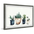 thumbnail image 2 of Parvez Taj Multi Colored Planters Framed Painting Print, 2 of 6