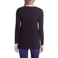 thumbnail image 2 of DKNY Jeans Ladies' V-Neck Sweater XL/Black, 2 of 2