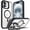 Black, variant on NGB SUPREMACY For iPhone 11 Case Built-In Camera Guard Kickstand Lens Protector Wireless Charging MagSafe/Qi Magnetic Car Mount Apple iPhone 11 Phone Case Cover
