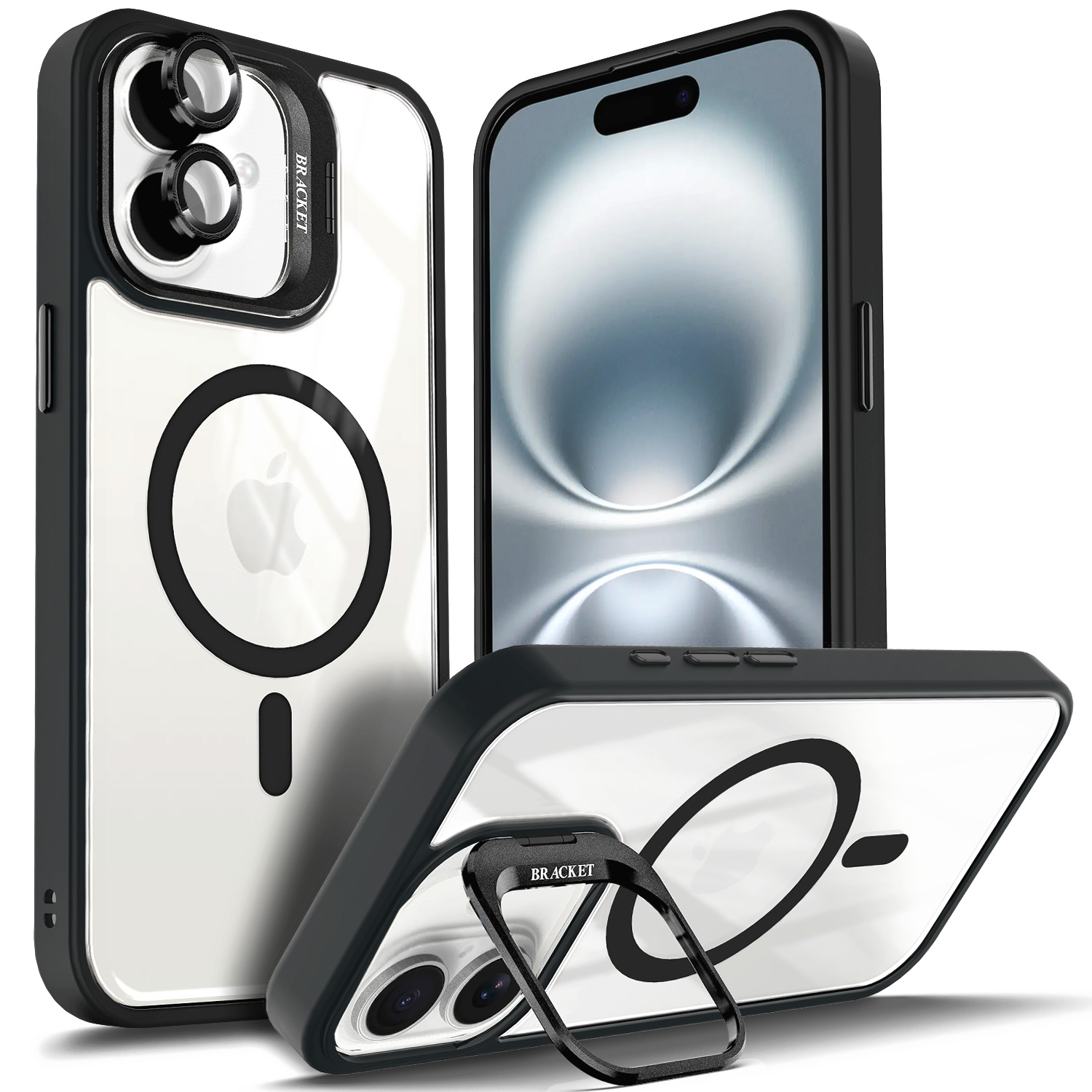 NGB SUPREMACY For iPhone 11 Case Built-In Camera Guard Kickstand Lens Protector Wireless Charging MagSafe/Qi Magnetic Car Mount Apple iPhone 11 Phone Case Cover