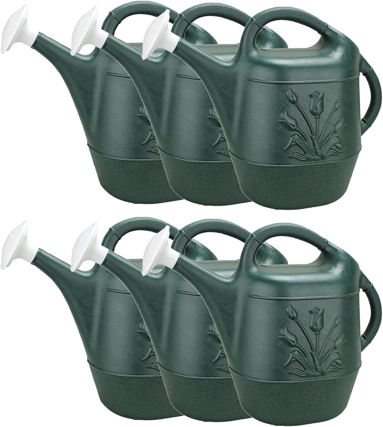 PMU 2 Gallon Watering Can Hunter Green Pkg/6