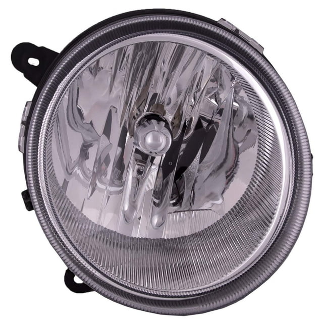 HEADLIGHTSDEPOT Headlight CAPA Certified Right Hand Passenger Side Compatible With Jeep Compass Patriot 2007-2017