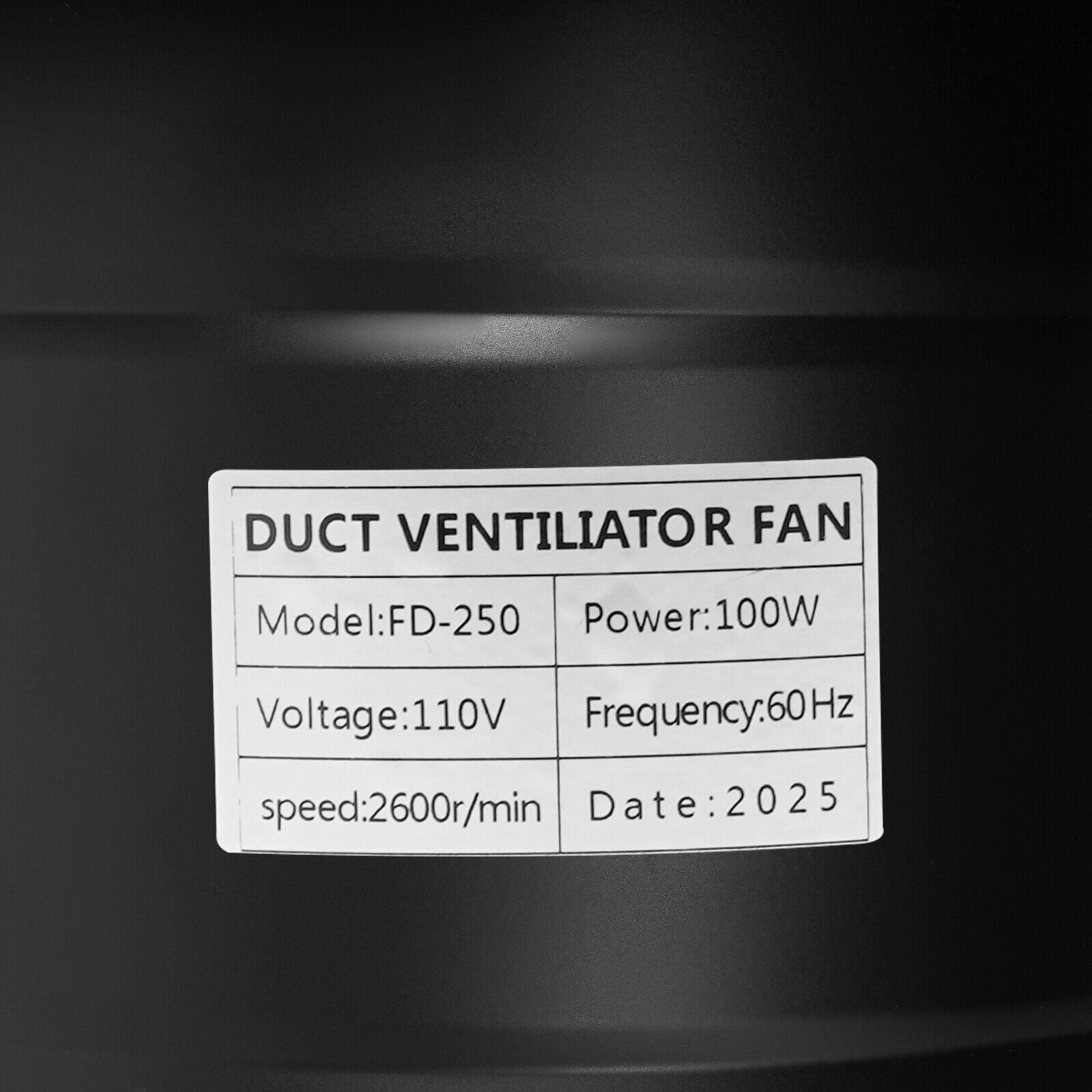 Portable Exhaust Fan 10 Inch Wall Mounted Ventilation Fan Kitchen Exhaust Fan