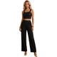 thumbnail image 1 of Conjunto Moderno 2 Piezas, Top de Tirantes y Pantalón Acampanado, Look Sofisticado Y Casual para Mujer, 1 of 5
