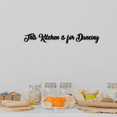 thumbnail image 2 of Craftnamesign This Kitchen Is For Dancing Metal Wall Art, Kitchen Wall Decor, Kitchen Sign, 2 of 5