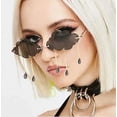 thumbnail image 2 of Gafas de sol sin montura para mujer, modernas, vintage y creativas., 2 of 5