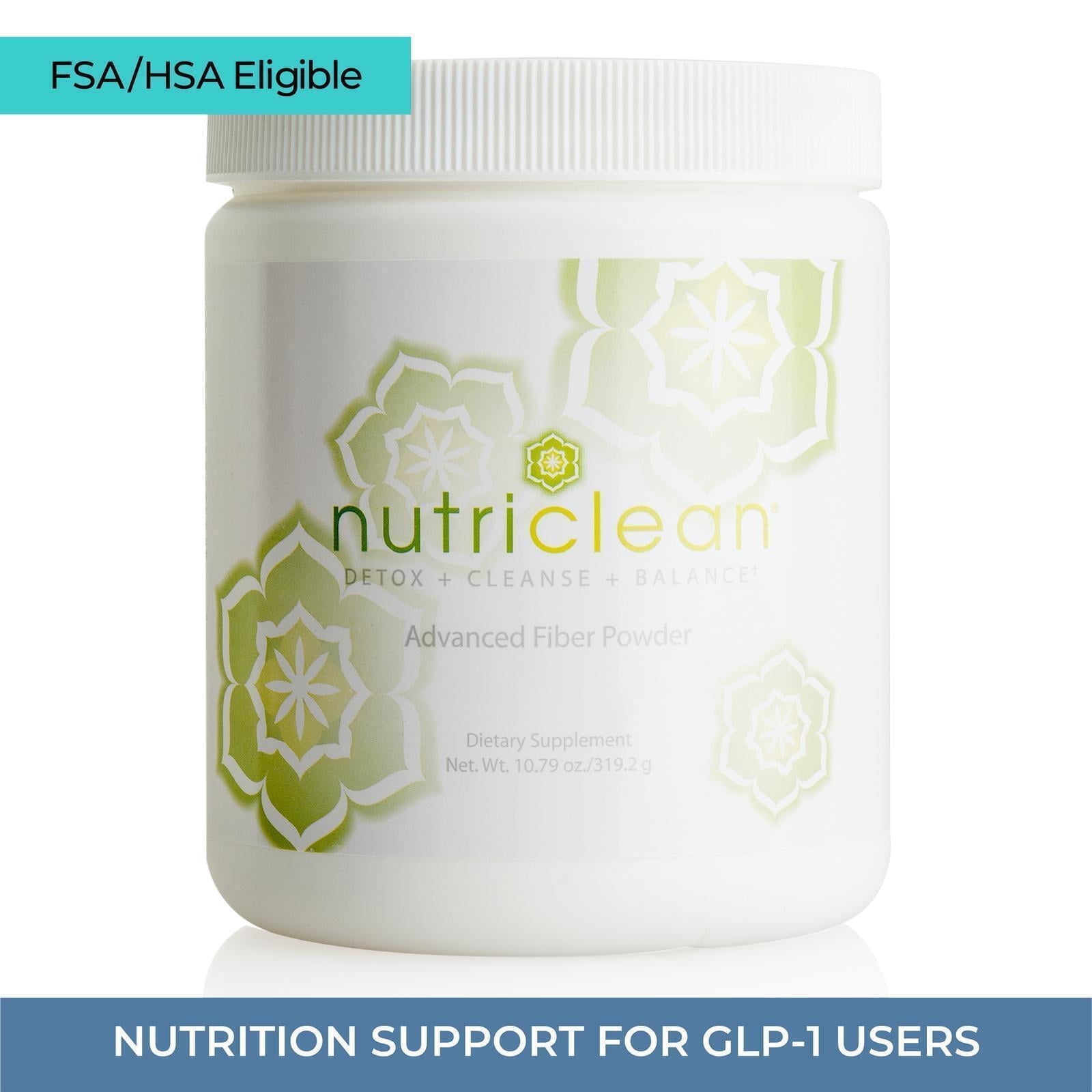 NutriClean Advanced Fiber Powder for Colon Cleanse, Detox, Gut Health & Weight Loss - 28 Servings - Supports Digestive Health, Relieves Constipation, and Promotes Healthy Bowel Regularity