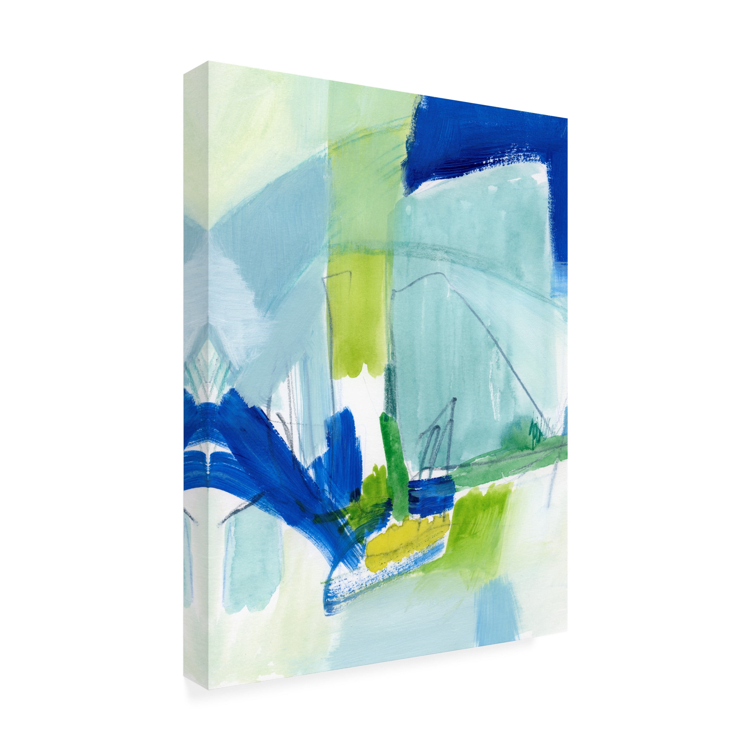 Victoria Barnes 'Seaglass Harbor II' Canvas Art