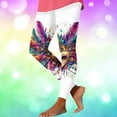 thumbnail image 2 of Lorytime Women Leggings Carnival Diamond Glitter Mardi Gras Pants Elastic Waist Hoilday Tights Trousers Running Outwear, 2 of 5
