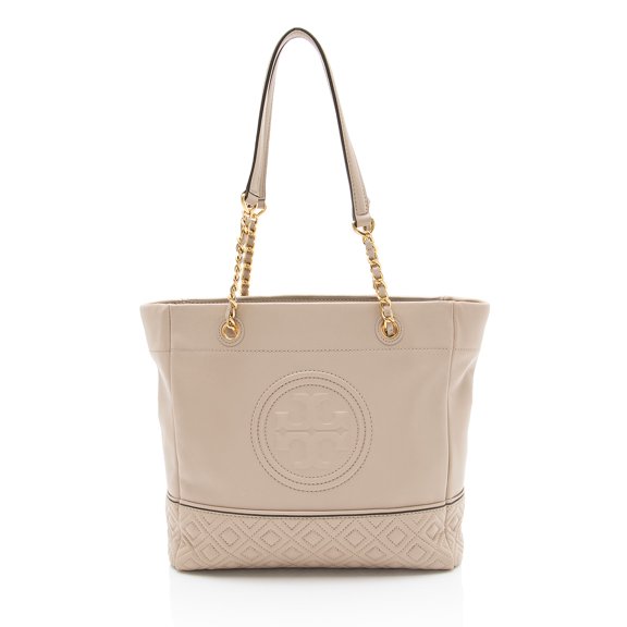 Pre-Owned Tory Burch Leather Fleming Chain Tote