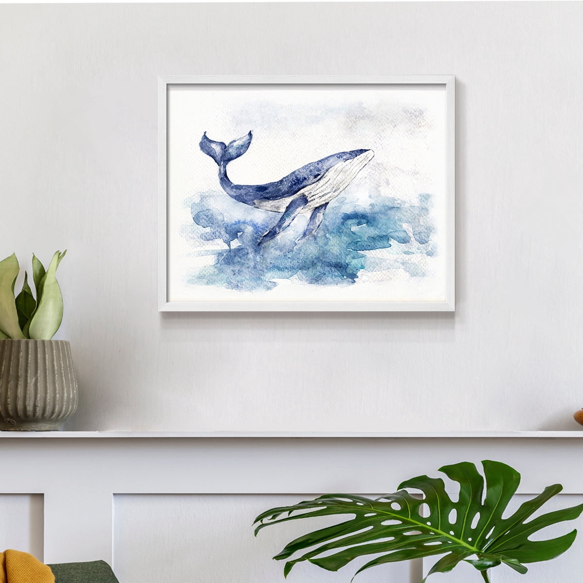 Beautiful Breach by Sally Swatland - Restickable Framed Giclée Print