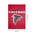 thumbnail image 3 of Atlanta Falcons NFL Drapeau Vertical Uni, 3 of 3