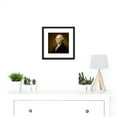 thumbnail image 2 of Gilbert Stuart George Washington 1796 Painting 8X8 Inch Square Wooden Framed Wall Art Print Picture with Mount, 2 of 4