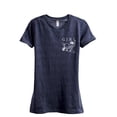 thumbnail image 1 of Girl Mama Tattoo Art Women's Fashion Relaxed T-Shirt Tee Heather Navy Large, 1 of 3