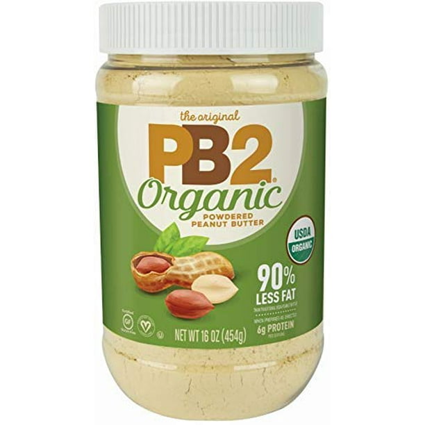 PB2 16 oz Organic Powdered Peanut Butter USDA Organic Certified, NonGMO Project Verified