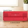 thumbnail image 6 of Unique Bargains 2 Pcs Triple Alarm Clock for Bedroom for Deep Sleepers Red, 6 of 6