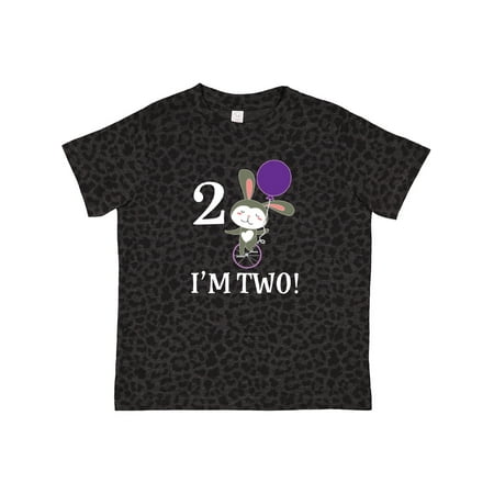 

Inktastic 2nd Birthday Party Bunny Rabbit Gift Toddler Boy or Toddler Girl T-Shirt