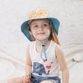 thumbnail image 4 of Chapeau d'Été pour Tout-Petits, Imprimé de Fruits, Extérieur, Protection du Cou pour Enfants, Casquette de Soleil pour la Plage, 4 of 9