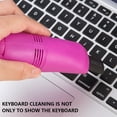 thumbnail image 2 of VONKY ABS Keyboard Vacuum USB Replacement Solid Color 10W Laptop Window Drawer Duster Dust Remover Cleaning Tool Accessories Yellow, 2 of 9