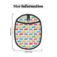 thumbnail image 3 of Sikiie Colorful Bus Silicone Pot Holders, Oven Mitts Heat Resistant Hot Pads, Non Slip Pot Holder for Kitchen Baking and Cooking 9.4 x 7.5 Inches, 3 of 7