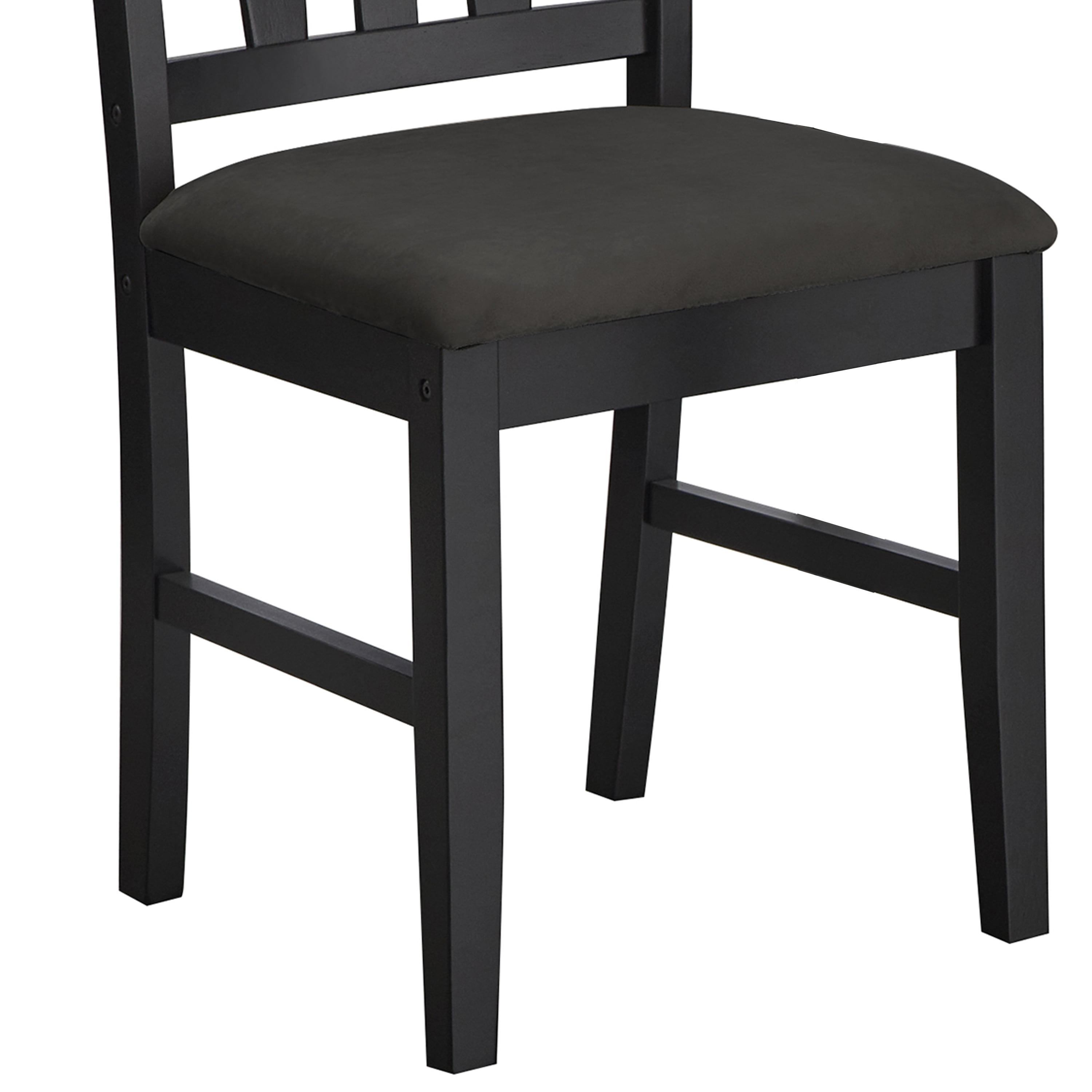 TMS Metropolitan 3 -Piece Durable Wood Farmhouse Dining Set with Table and Chairs, Black