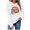 #527-White, variant on Wowcloth Women's Printed Long Sleeve Round Neck Sweatshirt - Hoodless Casual Pullover for Everyday Wear & Comfort Fit