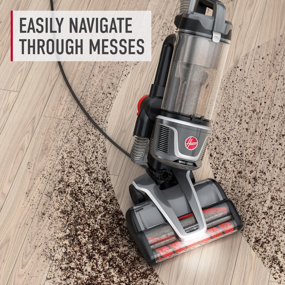 Hoover Upright Vacuum Cleaner - HEPA Media Filter Swivel Steering