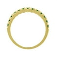 thumbnail image 2 of Emerald Semi-Eternity Band Stackable Ring 14K Yellow Gold (0.38 ct), 2 of 3