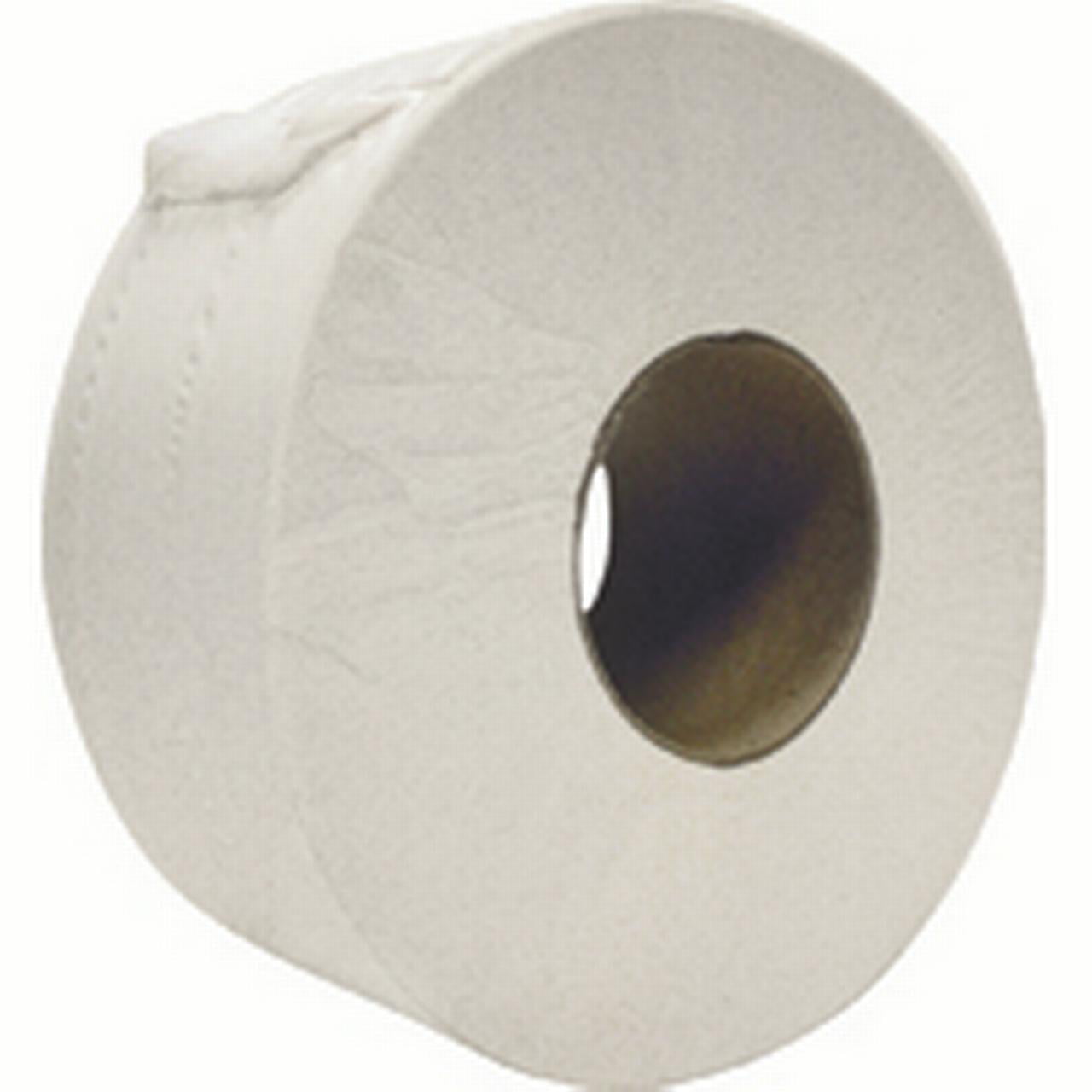 North American Paper 880499 Jumbo Toilet Tissue, 2 Ply, 1000 ft Roll, Paper, White per CS