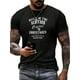 thumbnail image 1 of BUILT IN THE SIXTIES" Classic 3D Print Men's T-Shirt - Casual Black Graphic Tee, Perfect for Summer & Street Style, Machine Washable, 1 of 7