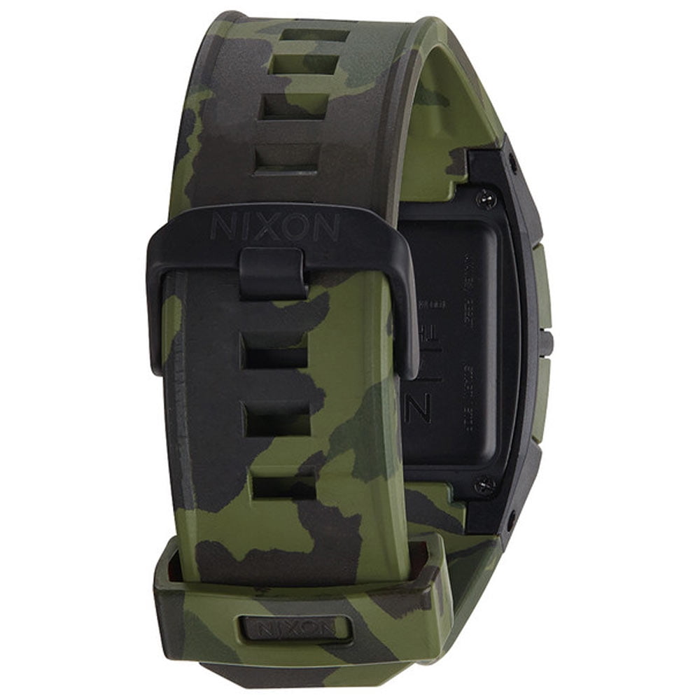 Nixon Men s A2891629 The Lodown II Black Digital Dial Green Camouflage Strap Chrono Tide Watch Walmart