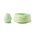 thumbnail image 4 of 2 piezas de cuencos tradicionales para matcha, utensilios para la ceremonia del matcha hechos a mano Verde claro, 4 of 9