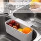 thumbnail image 5 of Moyic Escurridor de fregadero de cocina, estante de almacenamiento de basura, escurridor colgante, herramienta de filtro para de agua de Cocina y Comedor tipo largo, 5 of 6